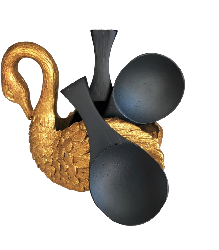 Black Bamboo Scoop